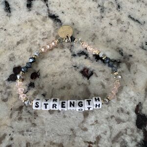 Strength Little Words Project Bracelet